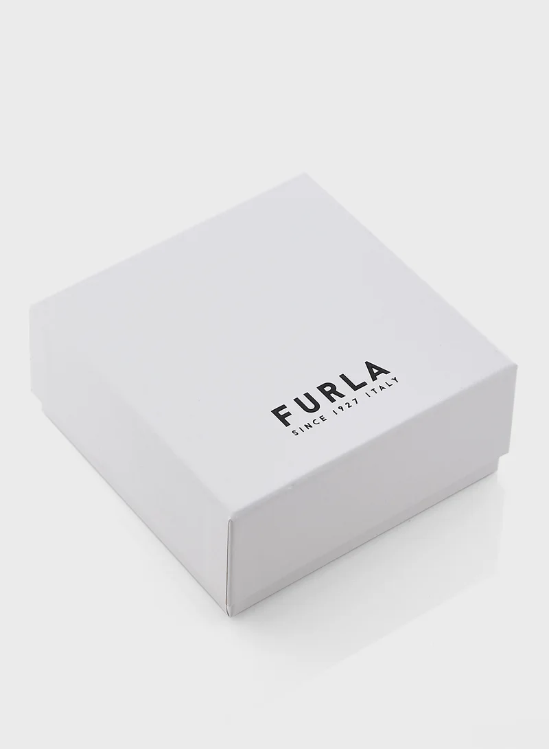 Furla Lady Br Sigillo Slv & Rg Ss W/Crystals  F24