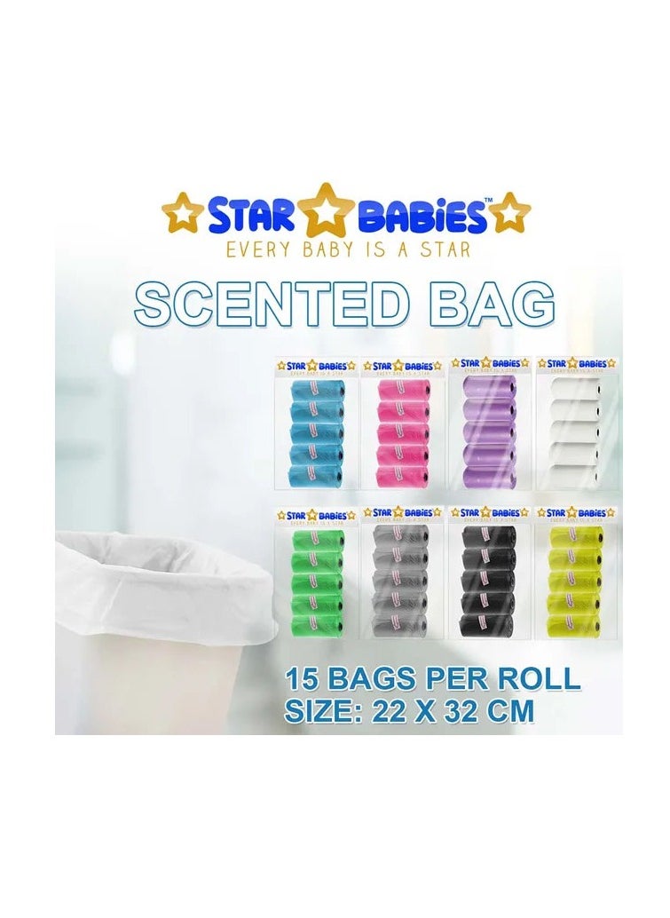 STAR BABiES Star Babies - Scented Bag Pack of 30/450 Bags - White  - Image 3