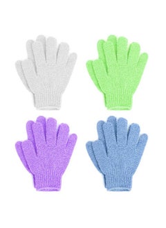 Linda Linda Exfoliating Bath Gloves, Pack of 4  - Image 1