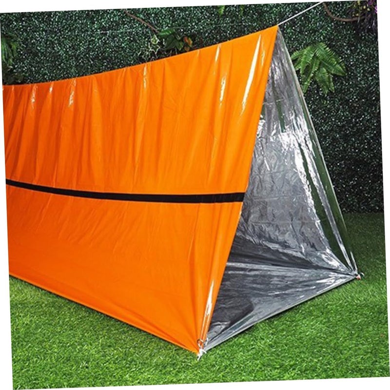 3 Pcs Comfortable Pe Sleeping Bag Packable Camping Blanket Pouch Drawstring Hood Outdoor Travel - Image 3