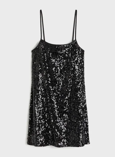 H&M Sequin Cami Dress