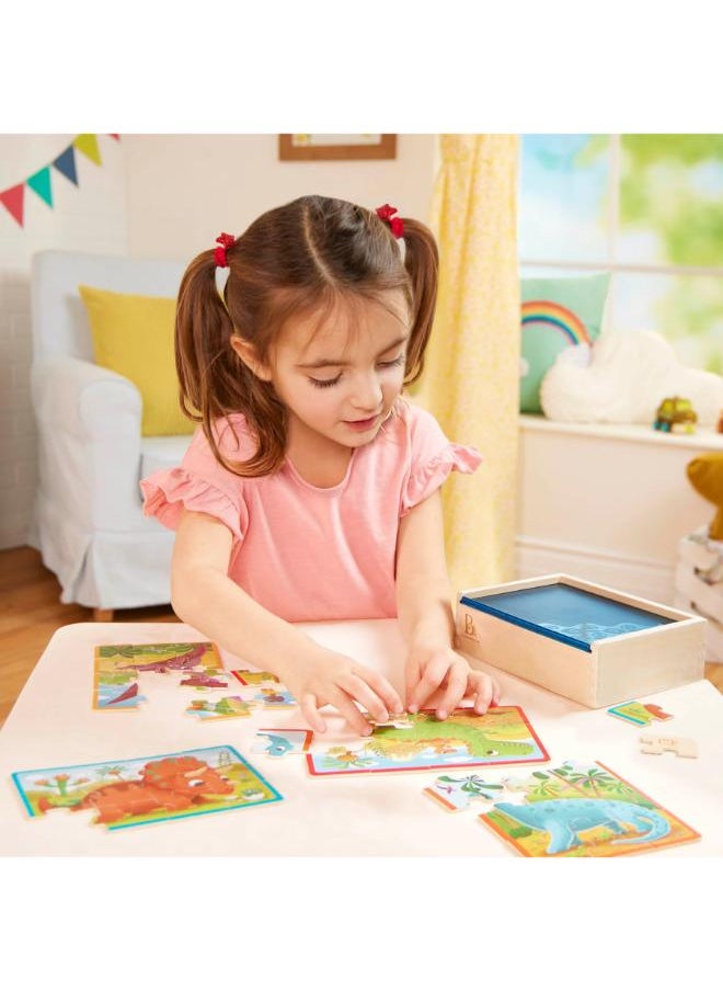 B. Toys - B. toys Puzzle - 4x12 - Dino - Image 1