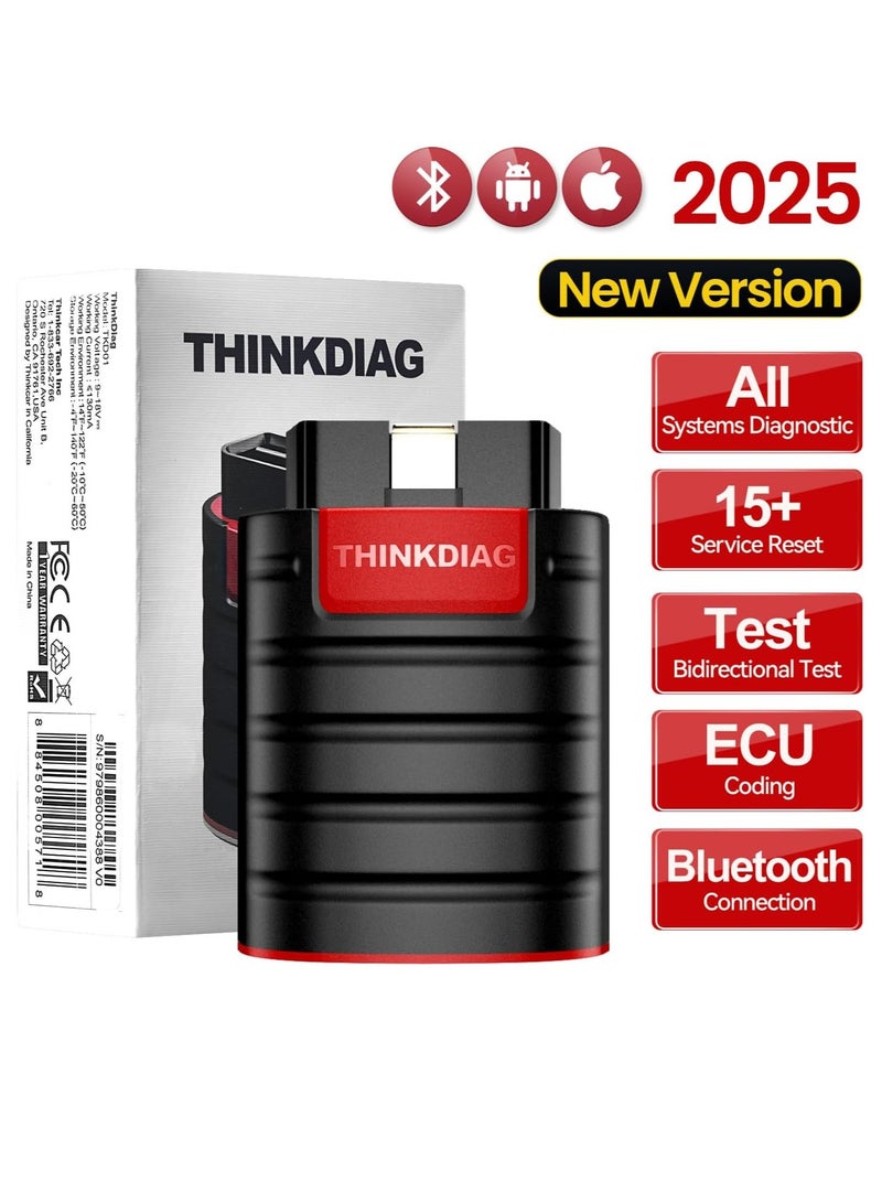 Thinkcar Kingbolen Ediag Bluetooth OBD2 Scanner, Car Code Reader, 16 Reset Service Functions, for IOS Android, Diagnostic Scan Tool, ECU Coding, Auto-VIN - Image 1