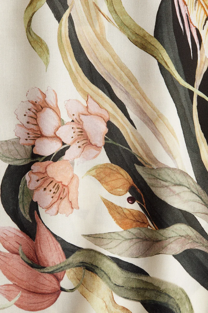 H&M Long printed shirt