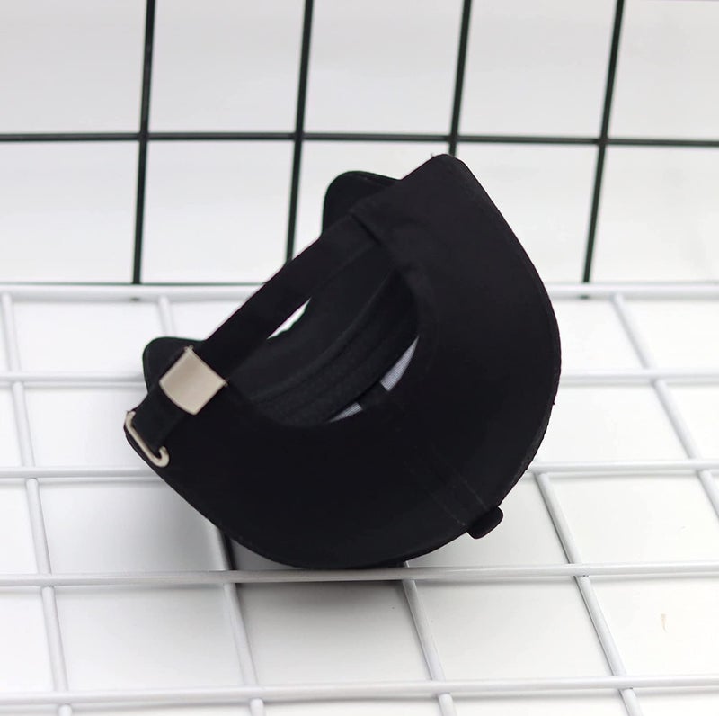 ZaySoo Baseball Cotton Plain Adjustable caps for Men and Women - Black - Image 2
