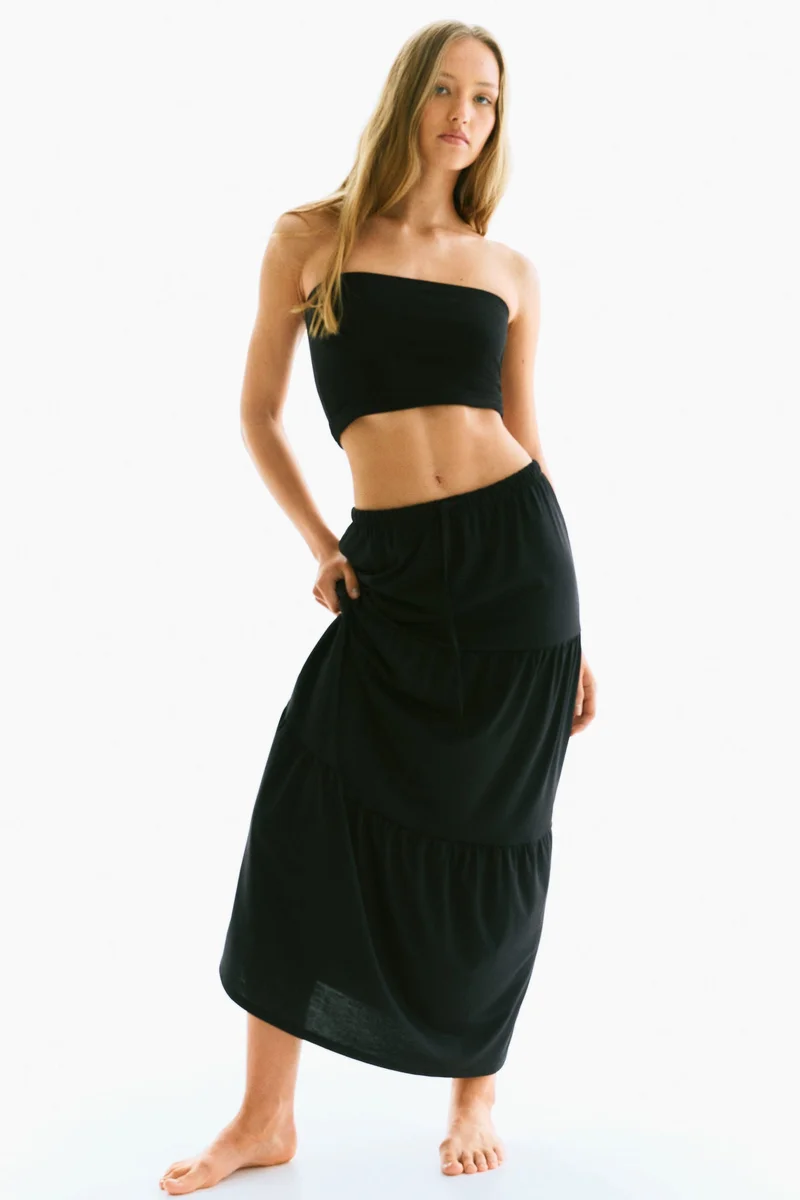 H&M Tiered maxi skirt