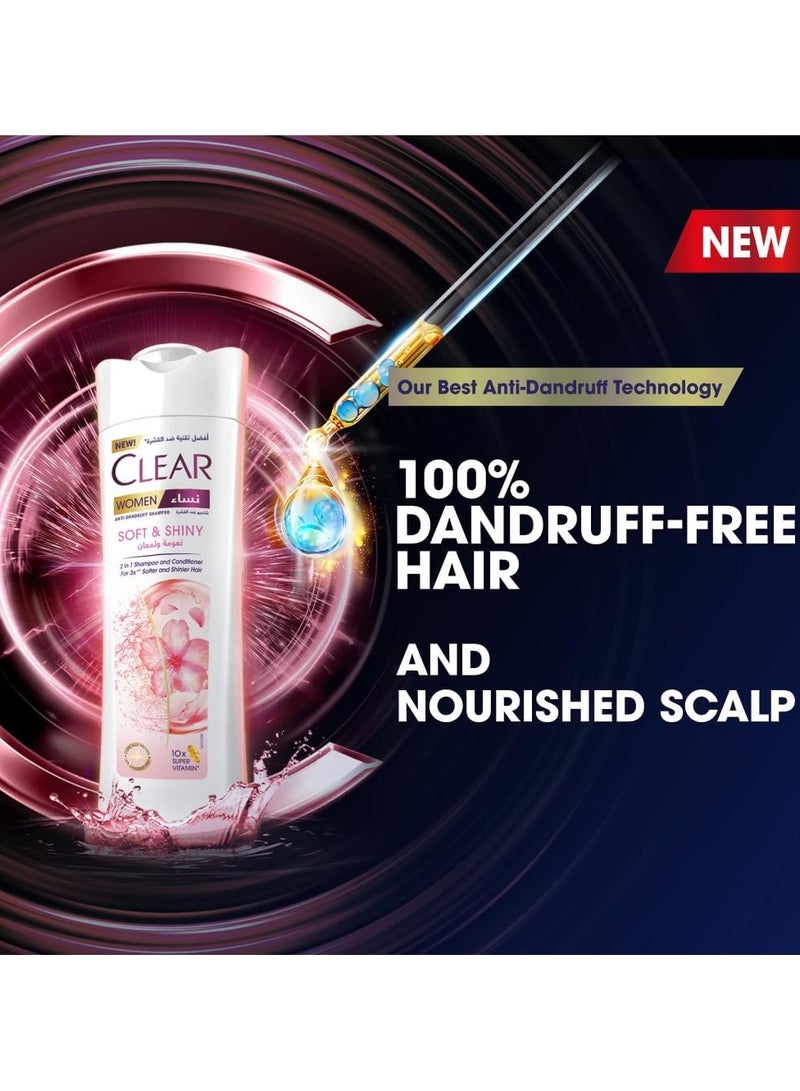 CLEAR Womens Shampoo + conditioner Anti Dandruff - 200ml - Image 4