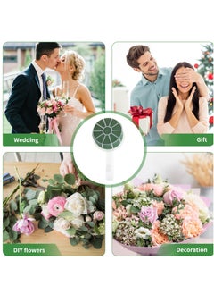 Excefore Wedding Bouquet Holder, 2Pcs Foam Bouquet Holders, Plastic Flower Foam Handle Mud for DIY Bridal Flowers Wedding Decoration, Size L  - Image 5