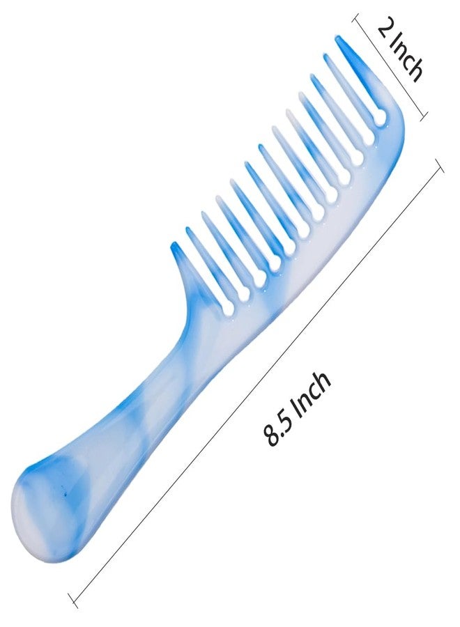JILFR 2Pcs Wide Tooth Comb, Curly Hair Use, Long Handle, Large Comb Suitable for Home - Image 5