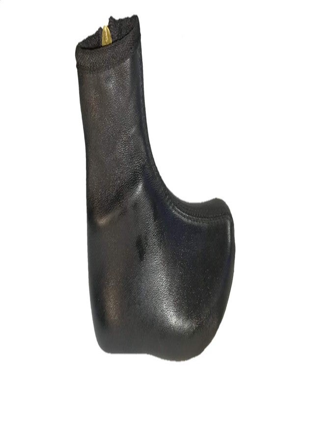 آذاد جوارب AZAD من الجلد الطبيعي للأطفال مبطنة بالفرو من الداخل، جميع المقاسات للرضع والأولاد والبنات (أسود، 12-18 شهرًا) - Image 3