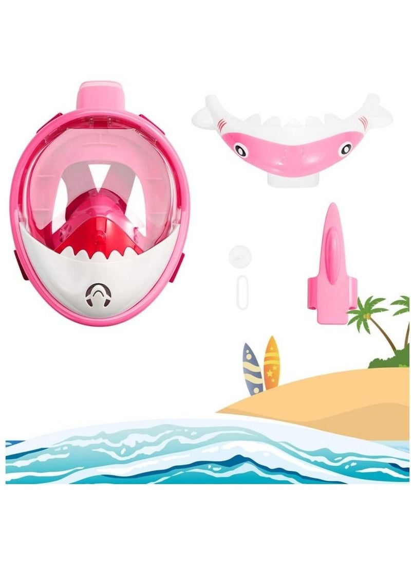 M MIAOYAN Shark Sharp Snorkeling Mask for Kid HD Seaview Anti Fog Anti Leak Diving Mask  - Image 5