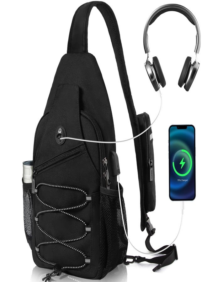 OSOCE Crossbody Bags for Men and Women, RFID Anti Theft Zipper Sling Bags for Special Occasions. - Image 1