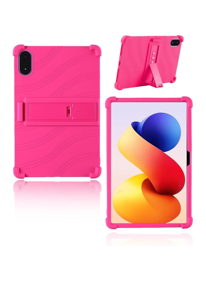 Compatible with Xiaomi Redmi Pad 2 Pro 12.1-inch 2025 Tablet Case Child-Friendly Soft Silicone Adjustable Stand Case