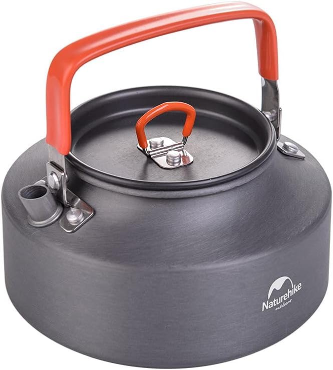 Naturehike 145L Camping Kettle Teapot Coffee Pot Portable Aluminum Outdoor Kettle with Mouthpiece - Image 1