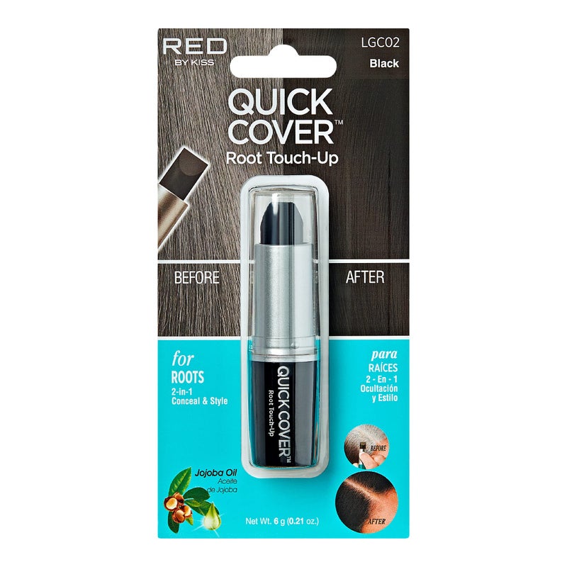 Red by Kiss KISS Quick Cover Gray Hair Touch Up Stick Black