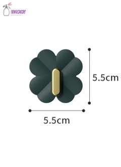 WAOKN 8 Pieces Of Tape-Free Wall Hook Flower Shaped Self  Adhesive Hooks for Placing 33lb (Max) Heavy Duty Stainless Steel Towel and Coats Hooks Wall Decor Hooks for Keys Hanging Multicolour  - Image 2