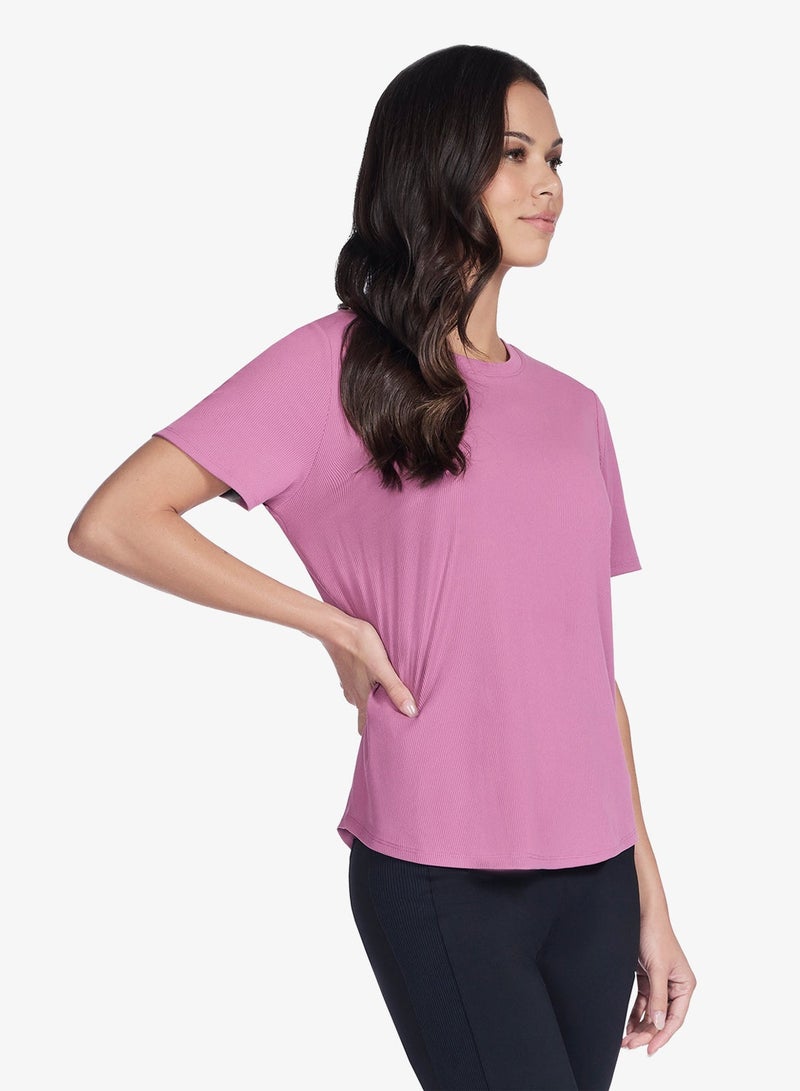 SKECHERS Gowalk Luxe Ribbed T-Shirt - Image 3