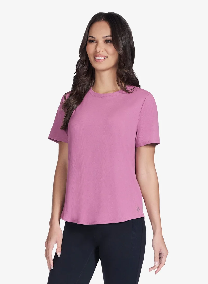 SKECHERS Gowalk Luxe Ribbed T-Shirt