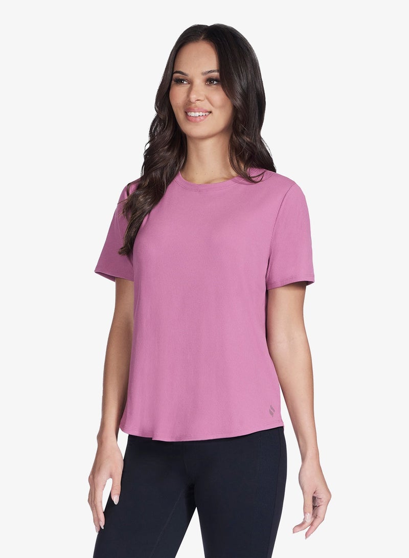 SKECHERS Gowalk Luxe Ribbed T-Shirt - Image 1