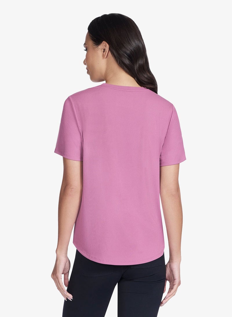 SKECHERS Gowalk Luxe Ribbed T-Shirt - Image 2