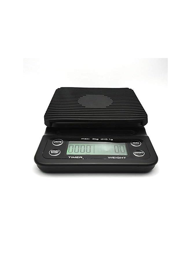 PROMASS ميزان قهوة مع مؤقت - ميزان طاولة الخَبز V60 لتقطير القهوة، ميزان مطبخ إلكتروني رقمي صغير مع مؤقت 0.1-3000G للوزن بواسطة Q CaffeineHouse777 - Image 5