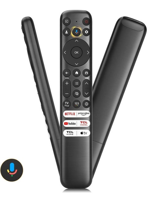 Voice Replacement Remote for TCL-Google-TV-Remote, Compatible with TCL Q6/Q7/QM8/S3/S4 Series
