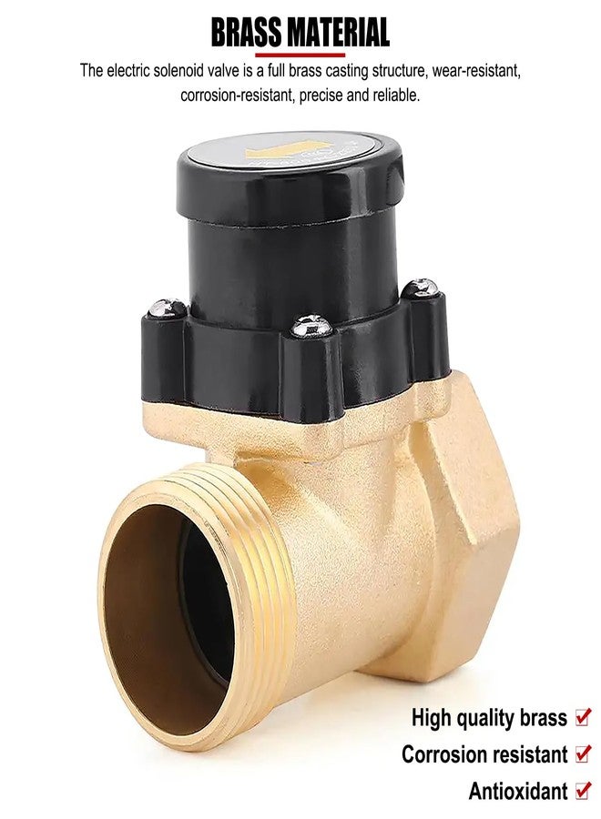 EVTSCAN 0 to 110V AC 0.2A Brass Water Flow Switch for Booster Pump, Automatic Activation, 1 inch Thread InletOutlet, 1.5Lmin Flow, Plug and Play - Image 4