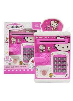 Generic Characteristic Girls Bank - Secret Number Fingerprint Electronic Safe Auto Drag Money 