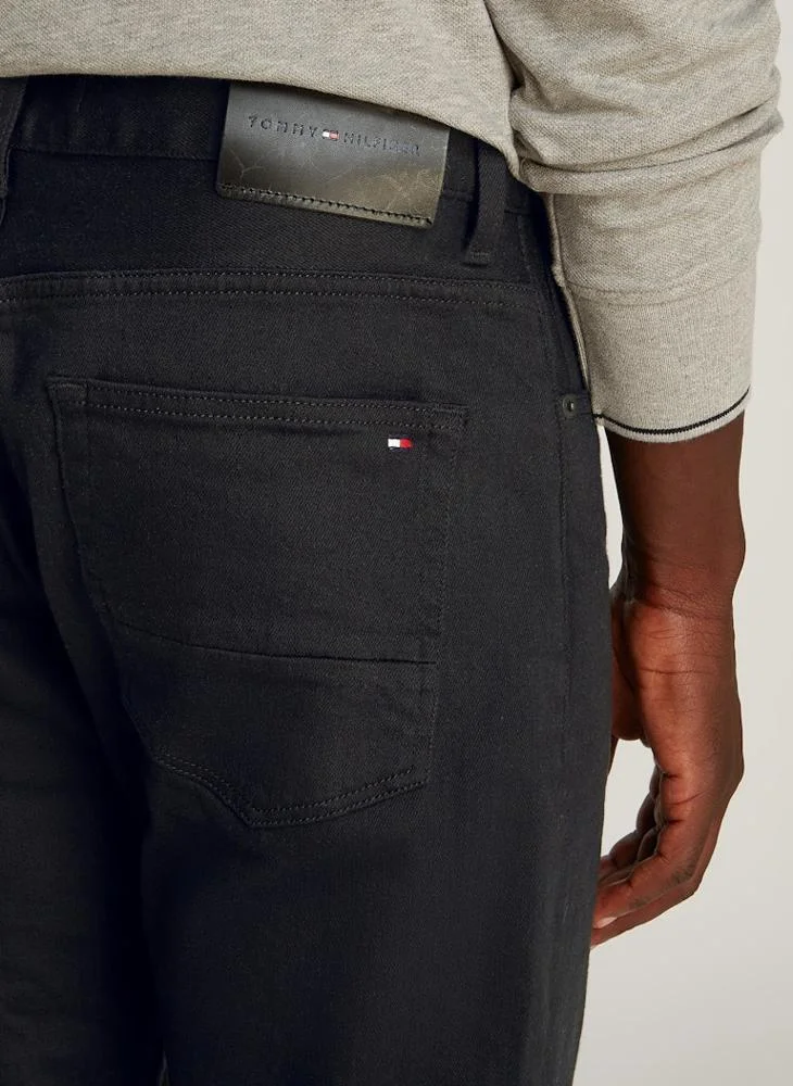 TOMMY HILFIGER Straight Fit Mid Wash Jeans