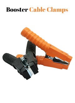 Kuala Heavy Duty Booster Cable Clamps Battery Jump Starter Clips Strong Spring Metal Insulated PVC Handle Car Truck SUV Motorcycle Boat Agricultural Vehicle Auto Emergency Power Connector  - Image 1
