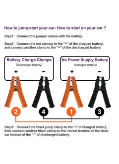 Heavy Duty Booster Cable Clamps Battery Jump Starter Clips Strong Spring Metal Insulated PVC Handle Car Truck SUV Motorcycle Boat Agricultural Vehicle Auto Emergency Power Connector - pzsku/Z331BC1E41EAB73801BE0Z/45/_/1740992935/9eac72f5-8394-429a-a30c-dc7536f2bbf1