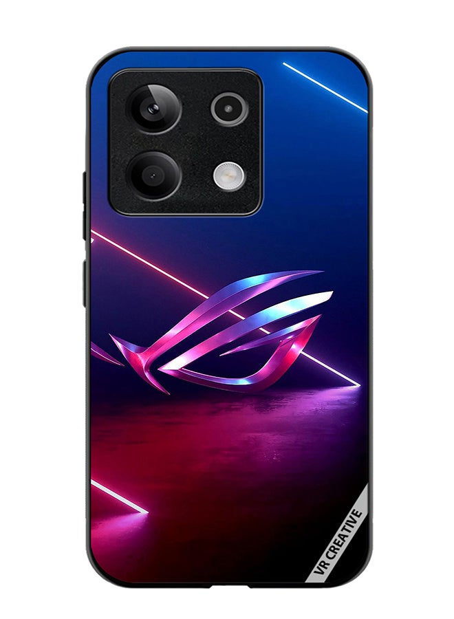 VR CREATIVE Protective Case Cover For Xiaomi Poco X6 Republic Of Gamers Logo Design Multicolour - Image 1