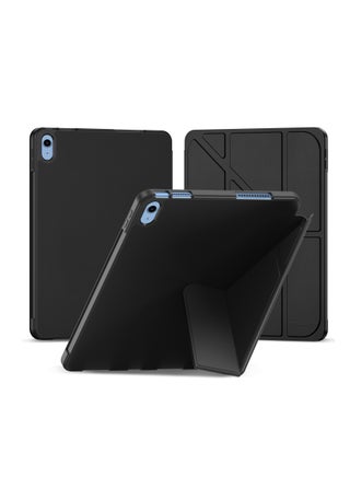 Protective cover for iPad Terra Leather 10.2/10.5/2021/2020/2019/2017 with smart pen holder, slim smart cover with kickstand, black - pzsku/Z331BDEA0F8C8291B9C2AZ/45/_/1714467170/d487fbfa-f4b2-4cfe-b775-b4e8b3999a27
