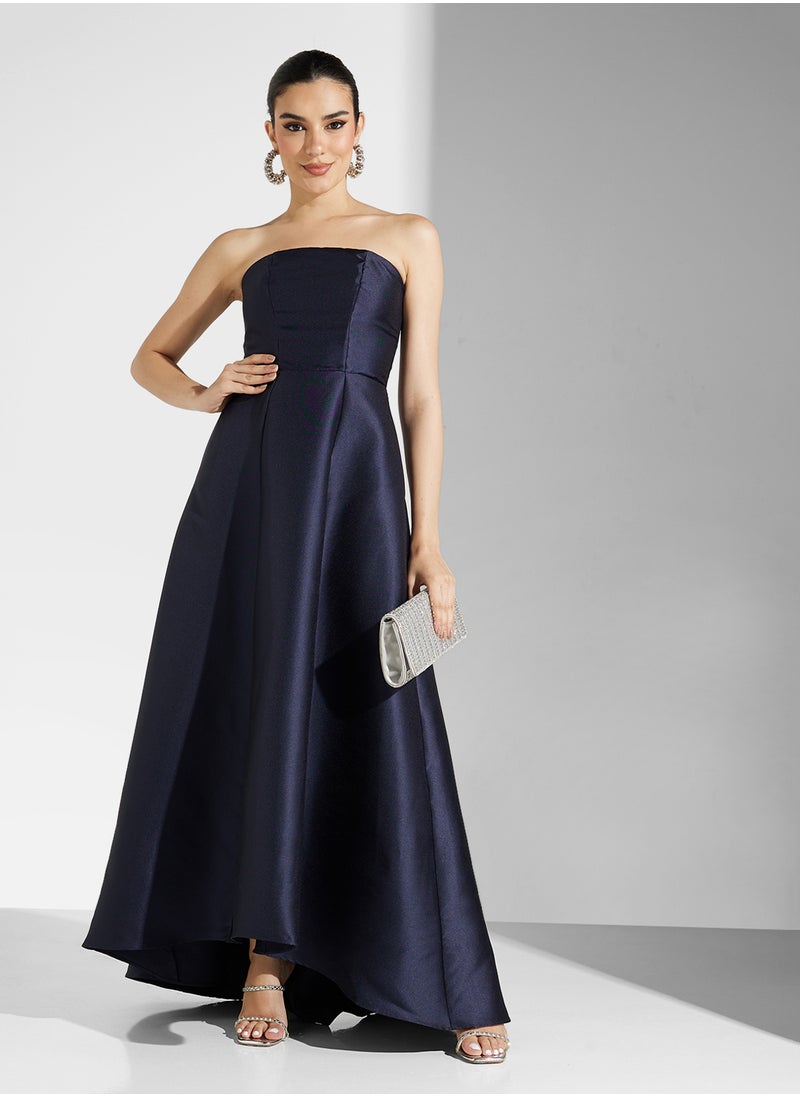 Closet London Gold Strapless Dress  - Image 1
