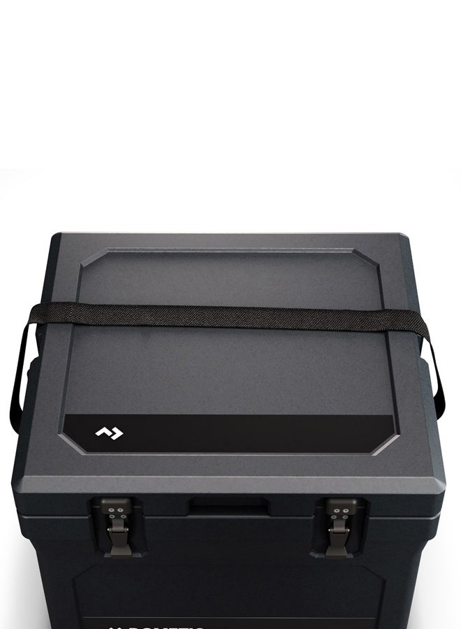 Ice box for trips, Black, capacity 33 L