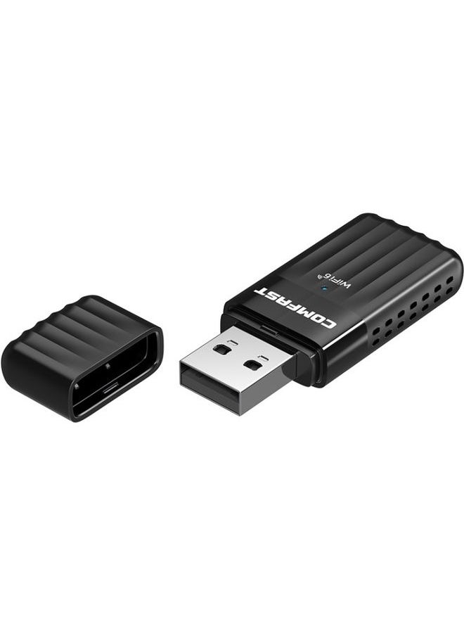 BURAQ - COMFAST CF-943AX WiFi6 USB Adapter AX900 Bluetooth 5.3 2.4G / 5.8G Wireless Network Card - Image 1