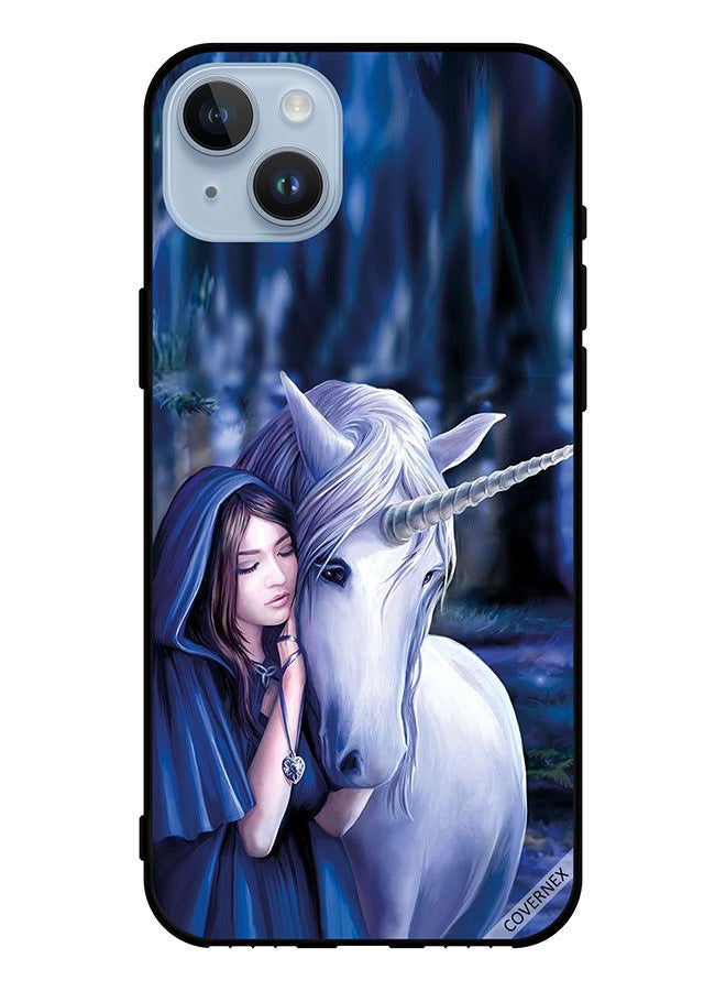Covernex Protective Case Cover For Apple iPhone 14 Plus Girl Love Unicorn - Image 1