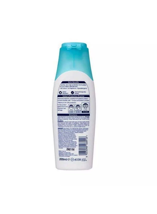 Soltan Baby Protect & Moisturise Suncare Lotion SPF50+ (200ml) - Image 2