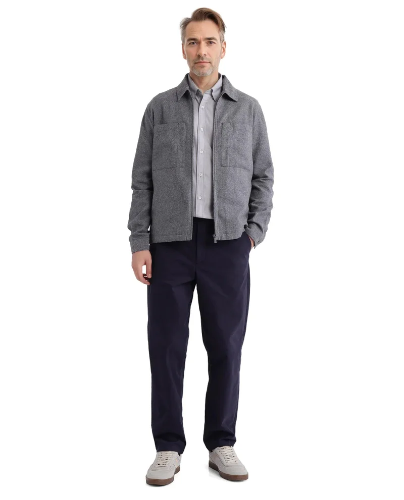 Rare Rabbit Men's Relaxed Fit Solid Trouser