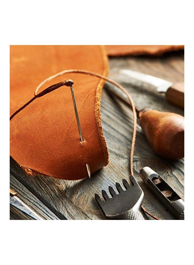 Loquat Leather Sewing Waxed Thread Black 260meter - Image 5