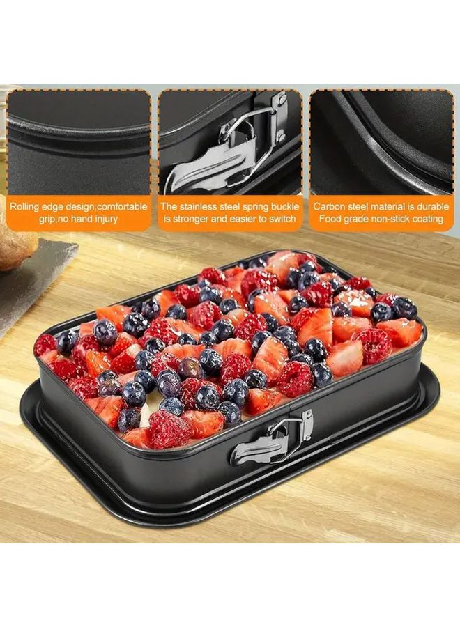 Large 14x9.5 Inch Carbon Steel Nonstick Cake Pan Oven Safe Rectangular Baking Tray - Image 5