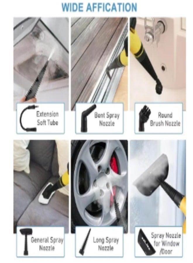 ال سي منظف بخار يدوي 6 في 1 بقوة 1000 واط - Image 3