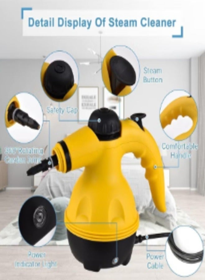 ال سي منظف بخار يدوي 6 في 1 بقوة 1000 واط - Image 4