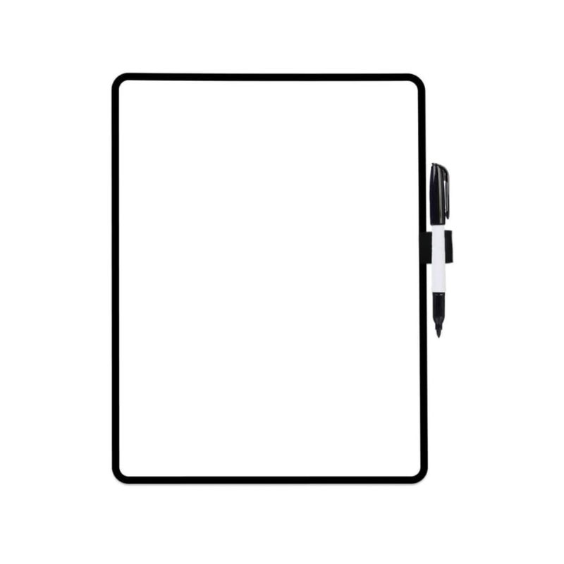 TurtleGrip Double-Sided Whiteboards with Black Frame(9x12 inches), Pack of 1 |Includes 1Mini Whiteboard & 1Marker Pens |Interactive Learning Whiteboards for Kids, Students, and Teachers. - Image 5