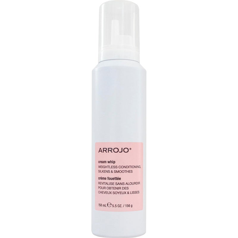 ARROJO Cream Whip  55 Fl Oz  Conditioning LeaveIn Hair Styling Cream for Wavy or Dry Hair Sulfate  SodiumChloride Free Antioxidant Moisturizing