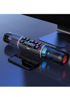 SOAIY Game Computer Speaker Gaming Audio Desktop Bluetooth High Power Subwoofer  - Image 5