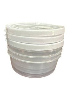 Spaceshoop Plastic Small Round Box, Set Of 3 Pieces  - Image 5