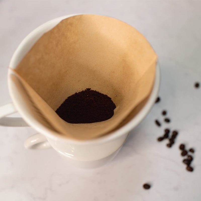Cilio C105179 Porcelain Coffee Filter/Holder Pour-Over, 6/Large, White - Image 3