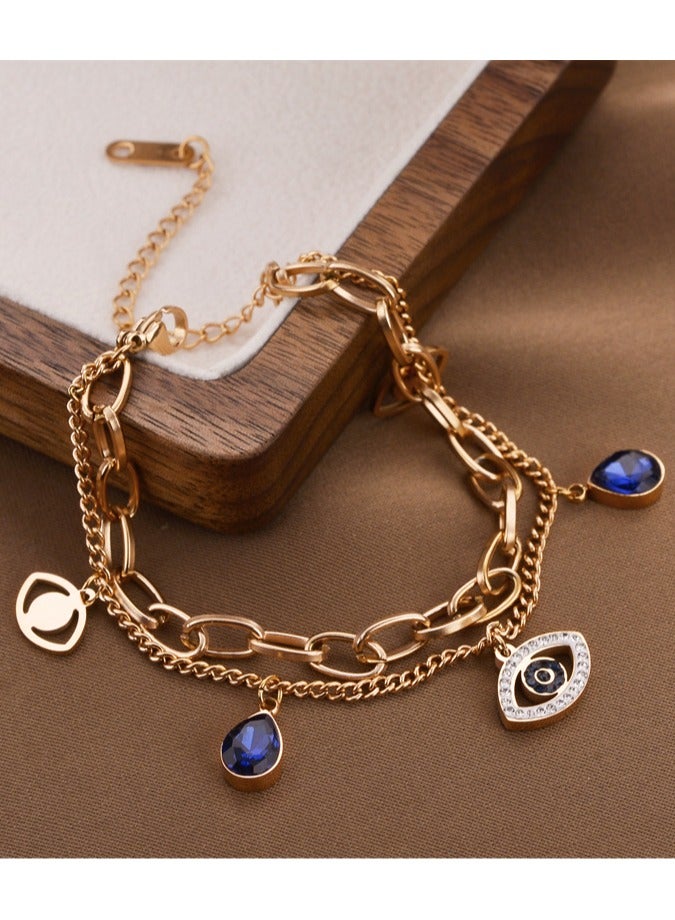 Mark Fairwhale Versatile Titanium Steel Fashion Bracelet 