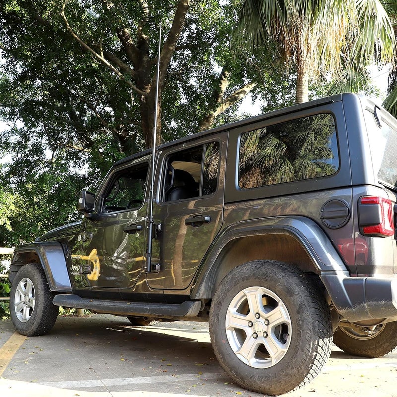 JeCar Flag Mount and CB Radio Antenna Bracket for Jeep Wrangler & Gladiator - Image 5